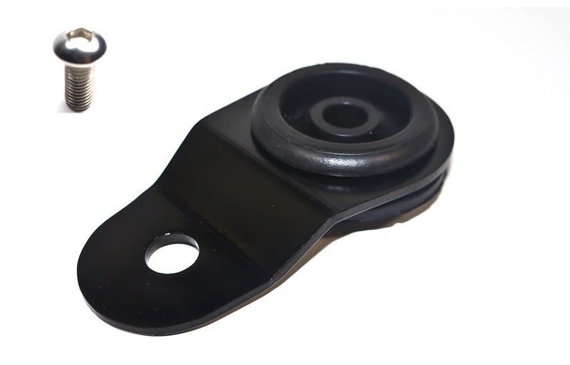 Torque Solution Radiator Mount with Insert ( Black ) : Mitsubishi Evolution 7/8/9