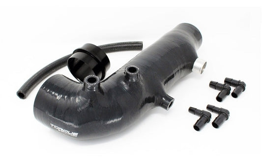 Torque Solution Turbo Inlet Hose Black: 02-07 Subaru WRX / 04-18 STI / 05-09 Legacy GT / 04-13 FTX