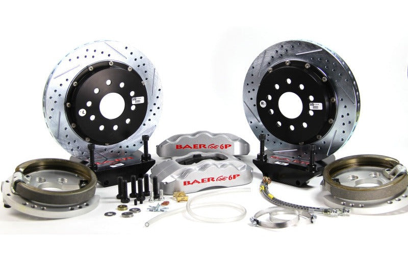 Baer Brakes Detroit Speed C6/DSE Rear Floater 14in Pro+ Rear Brake Kit - Silver