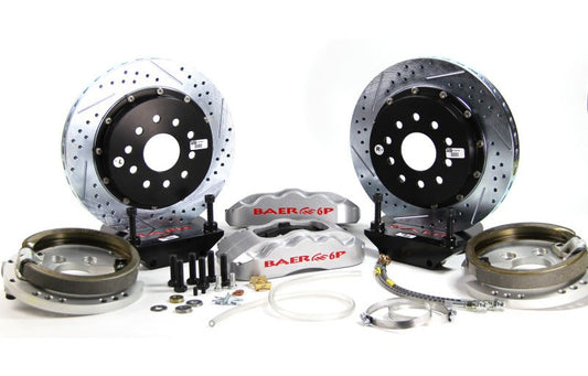 Baer Brakes Detroit Speed C6/DSE Rear Floater 14in Pro+ Rear Brake Kit - Silver