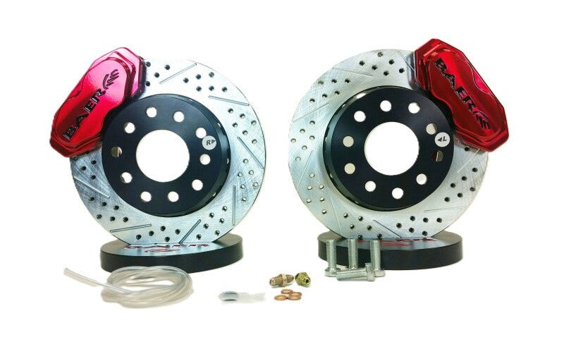 Baer Brakes 2005-2014 Ford Mustang (S197) 11in SS4+ Deep Stage Front SDZ Brake Kit - Fire Red