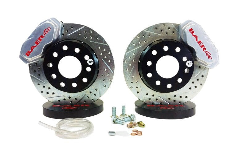 Baer Brakes 2005-2014 Ford Mustang 11in SS4+ Deep Stage Front SDZ Brake Kit - Clear