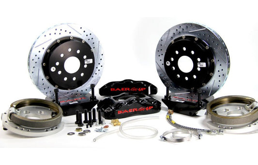 Baer Brakes 1992-1993 GMC Typhoon 14in Pro+ Rear Brake Kit-Black-