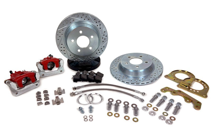 Baer Brakes Rear Ends with Ford 8/9in SB HE 11.65in Classic Series Rear Brake Kit — Fits Ford 8"/9" Small Bearing Housing Ends (Staggered Shock Applicatons)