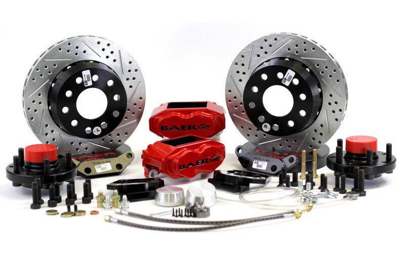 Baer Brakes 1970-1972 Dodge Challenger STD Studs 11in SS4+ Front SDZ Brake Kit - Hugger Orange