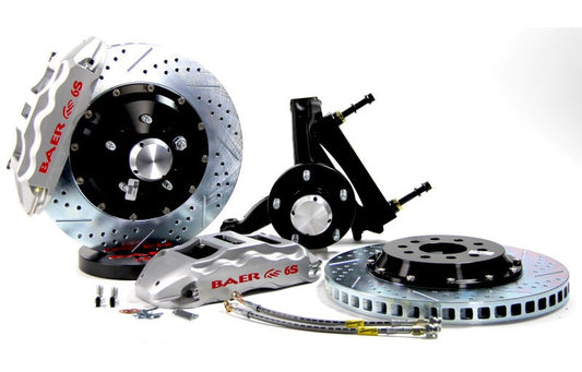 Baer Brakes 1994-1996 Chevrolet Impala 14in Extreme+ Front Brake Kit-Silver-
