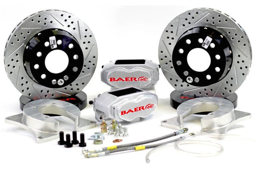 Baer Brakes Rear Ends with Ford 9in SB HE 11in SS4+ Deep Stage Rear SDZ Brake Kit - Clear