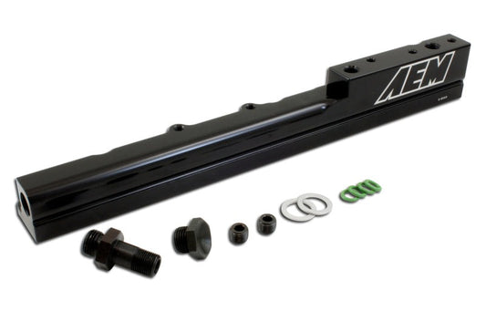 AEM 99-00 Honda Civic Si Black Fuel Rail