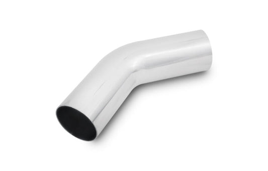 Vibrant 5in OD T6061 Aluminum Mandrel Bend 45 Degree - Polished