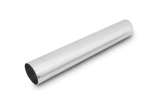 Vibrant 5in OD T6061 Aluminum Straight Tube 18in Long - Polished