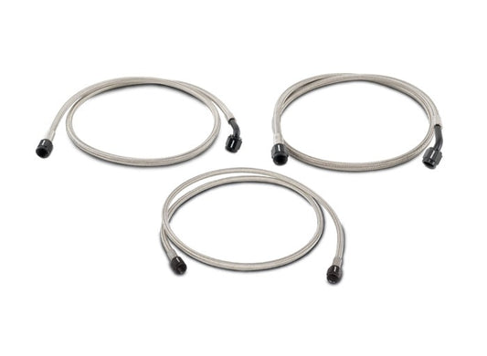 Vibrant 36in PTFE Hose Assembly w/8AN Female Fittings (Straight/90 Deg)
