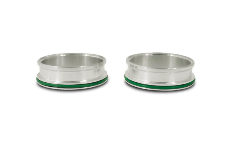 Vibrant Aluminum Weld Ferrules w/O-Rings for 5in OD Tubing - Sold in Pairs
