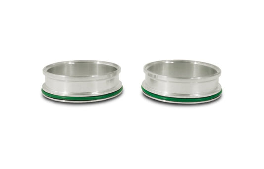 Vibrant Aluminum Weld Ferrules w/O-Rings for 5in OD Tubing - Sold in Pairs