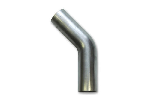 Vibrant 1.625in OD T304 SS 45 Deg Mandrel Bend 6in Leg Length