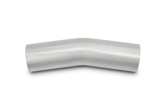 Vibrant 3.5in OD T304 SS 15 Deg Mandrel Bend 5in Leg Length