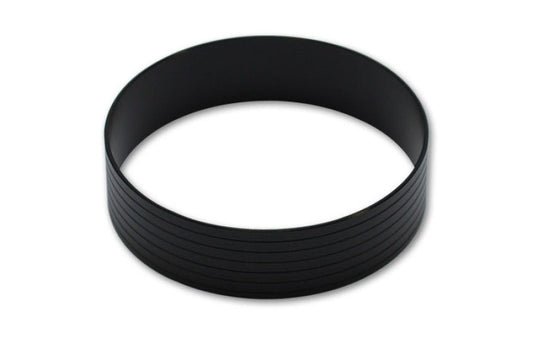 Vibrant HD Aluminum Union Sleeve for 2in OD Tubing - Hard Anodized Black