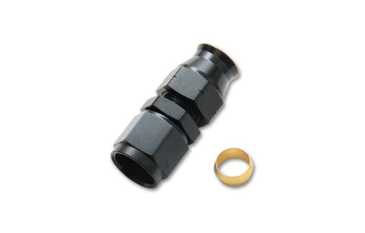 Vibrant -4AN Female to 1/4in Tube Adapter Fittings (w/Brass Olive Insert)