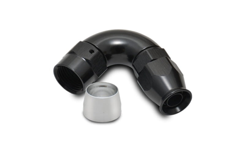 Vibrant -4AN 120 Degree Hose End Fitting for PTFE Lined Hose