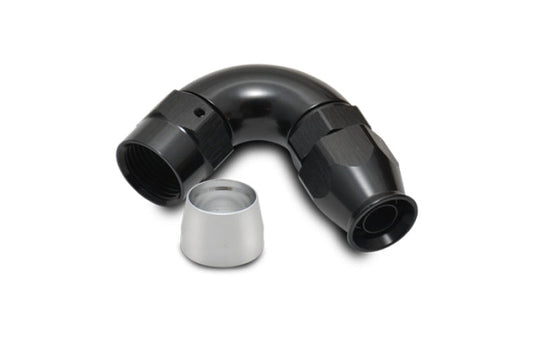 Vibrant -4AN 120 Degree Hose End Fitting for PTFE Lined Hose