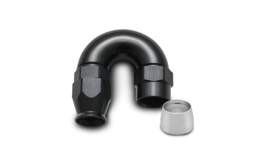 Vibrant -4AN 180 Degree Hose End Fitting for PTFE Lined Hose