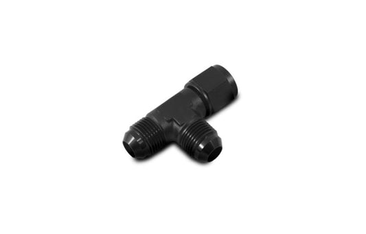 Vibrant -10AN Tee Fitting with Female -10AN Swivel