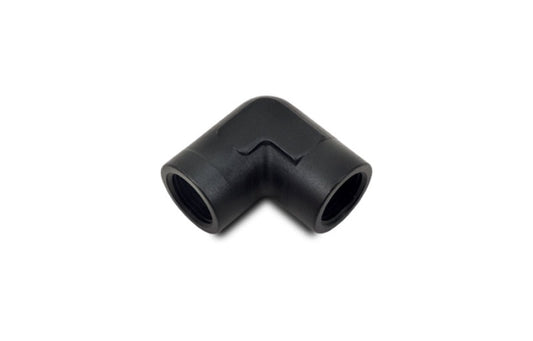Vibrant 1/8in NPT 90 Degree Female Pipe Coupler Fitting