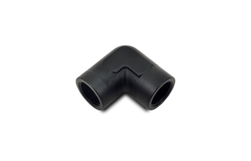Vibrant 1/4in NPT 90 Degree Female Pipe Coupler Fitting