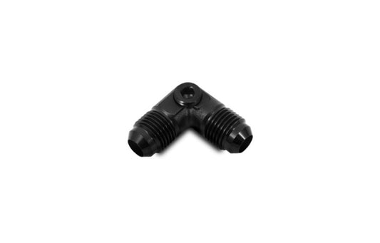 Vibrant -8AN to -8AN Male 90 Degree Union Adapter Fitting with 1/8in NPT Port
