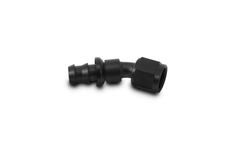 Vibrant Push-On 30 Degree Hose End Elbow Fitting Size -8AN