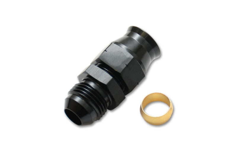 Vibrant -4AN Male to 1/4in Tube Adapter Fitting (with Brass Olive Insert)