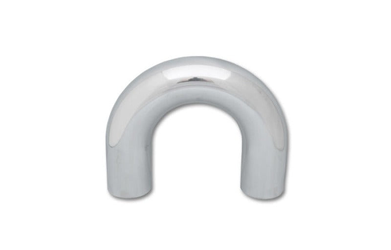 Vibrant 4in O.D. Universal Aluminum Tubing (180 degree Bend) - Polished
