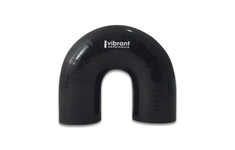 Vibrant 4 Ply Reinforced Silicone Elbow Connector - 1in ID x 5.875in Leg 180