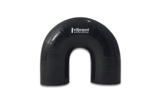 Vibrant 4 Ply Reinforced Silicone Elbow Connector - 1in ID x 5.875in Leg 180