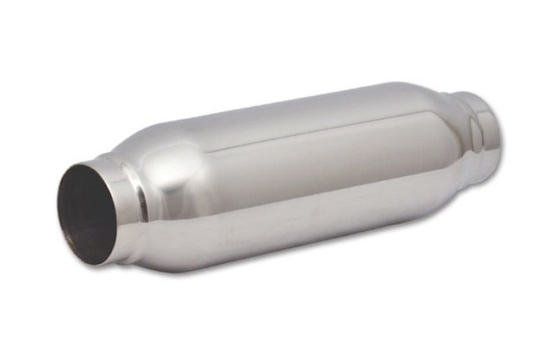 Vibrant SS Resonator (Standard Design) 2.in inlet/outlet x 12in long with 3.5in OD