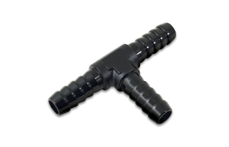 Vibrant 1/8in Barbed Tee Adapter- Black Anodized