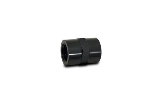 Vibrant 1/4in NPT Female Pipe Coupler Fitting - Aluminum