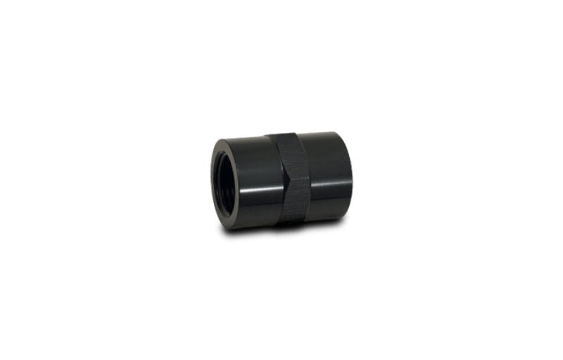 Vibrant 3/8in NPT Female Pipe Coupler Fitting - Aluminum