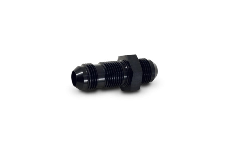 Vibrant -10AN Flare Straight Bulkhead Adapter Fitting - Aluminum