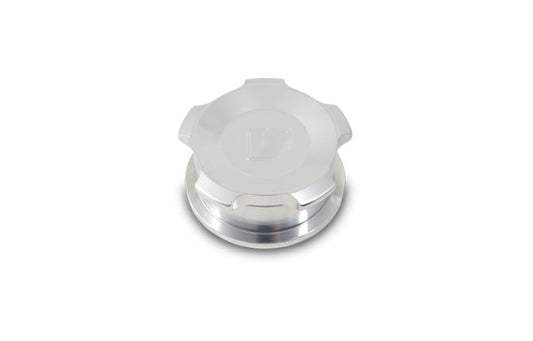 Vibrant 2.75in OD Aluminum Weld Bungs with Polished Aluminum Threaded Cap