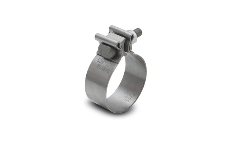 Vibrant SS Accuseal Exhaust Seal Clamp for 2.25in OD Tubing (1in wide band)