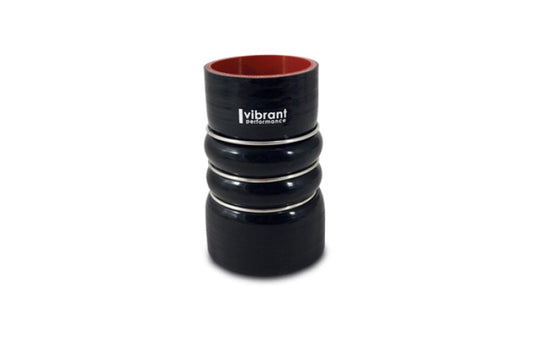 Vibrant 4 Ply Aramid Reinf Silicone Hump Hose conn 3.5in IDx6in long 3