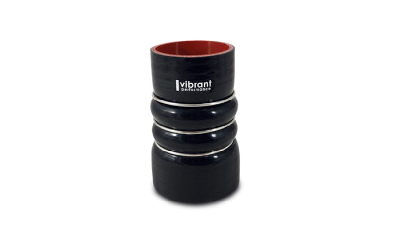 Vibrant 4 Ply Aramid Reinf Silicone Hump Hose conn 4in ID x 6in long 3