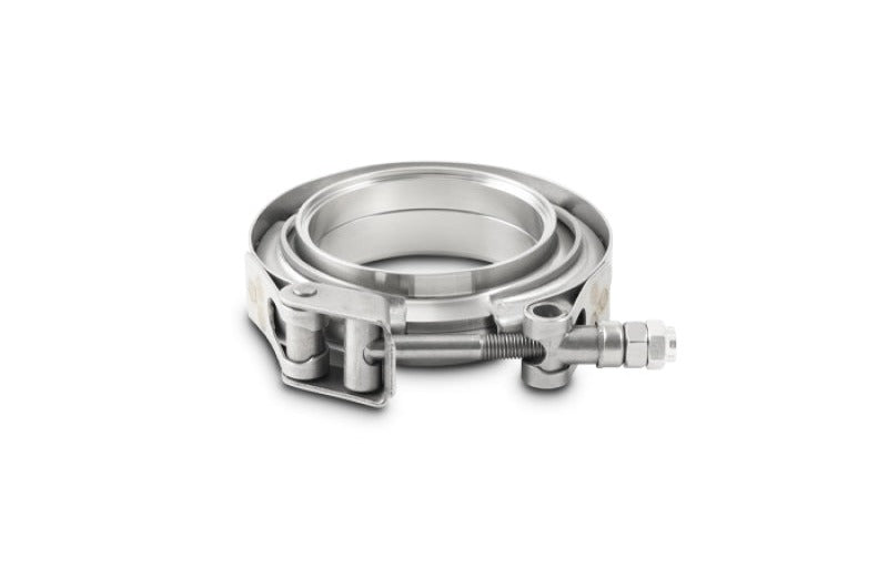 Vibrant T304 SS V-Band Flange Assembly for 3in O.D. Tubing incl 2 V-Band