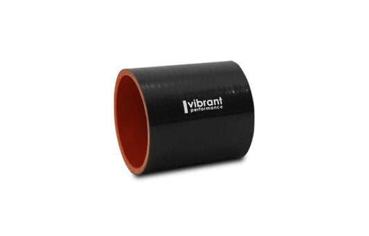 Vibrant 4 Ply Reinforced Silicone Straight Hose Coupling - 2.75in I.D. x 3in