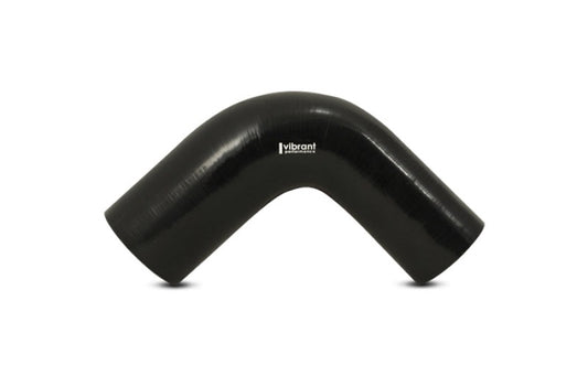 Vibrant 4 Ply Reinforced Silicone 90 degree Transition Elbow - 3in I.D. x 4in