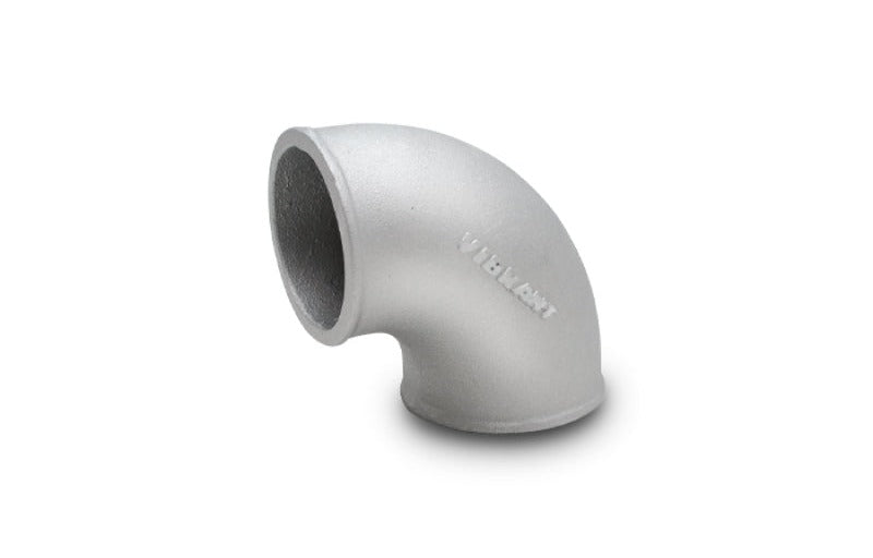 Vibrant 2.5in O.D. Cast Aluminum Elbow (90 degree Tight Radius)
