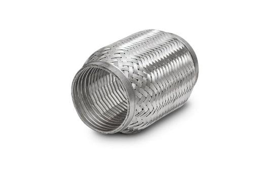 Vibrant SS Turbo FLEX Coupling with Interlock Liner 5in inlet/outlet x 8in long