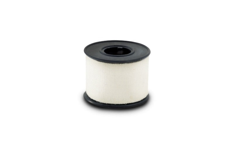 Vibrant 2 Meter (6-1/2 Feet) Roll of White Adhesive Clean Cut Tape