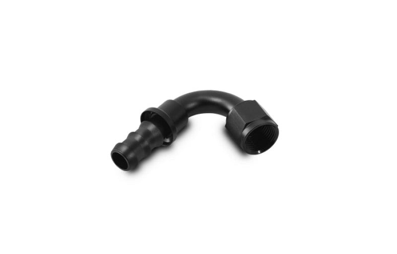 Vibrant Push-On 120 Degree Hose End Elbow Fitting - -6AN