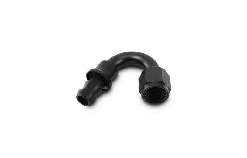 Vibrant -10AN Push-On 150 Degree Hose End Fitting